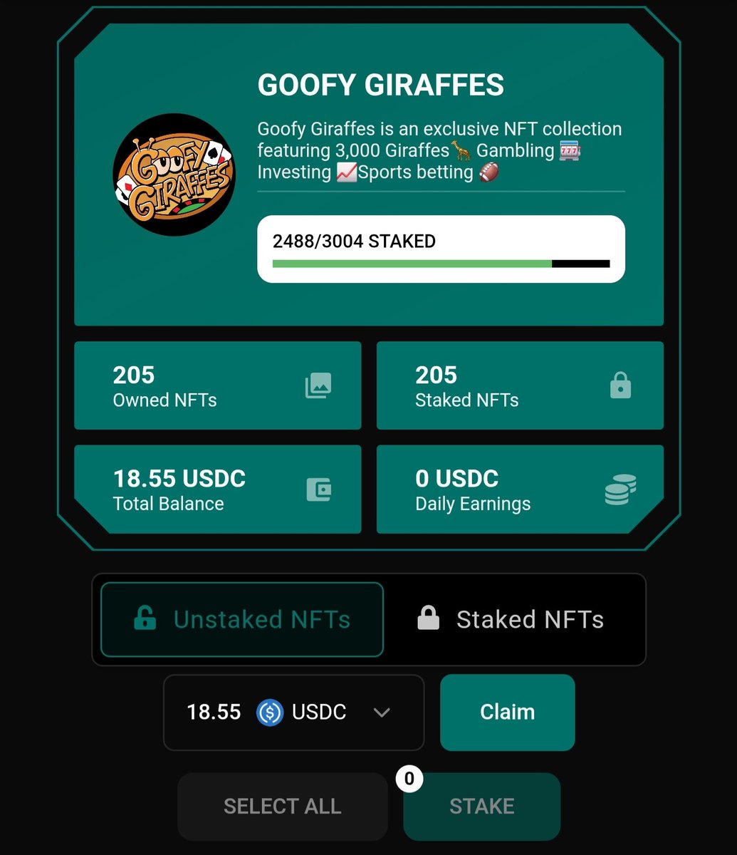 Boddhihao (@theoldergamer1) on Twitter photo It's that time of the week again. All you need is 30 giraffes to get the full payout. Practically free now to join. <a href="/GoofyGiraffes_/">Goofy Giraffes</a>
Chilling and collecting. It's that time of the week again. All you need is 30 giraffes to get the full payout. Practically free now to join. <a href="/GoofyGiraffes_/">Goofy Giraffes</a>
Chilling and collecting.