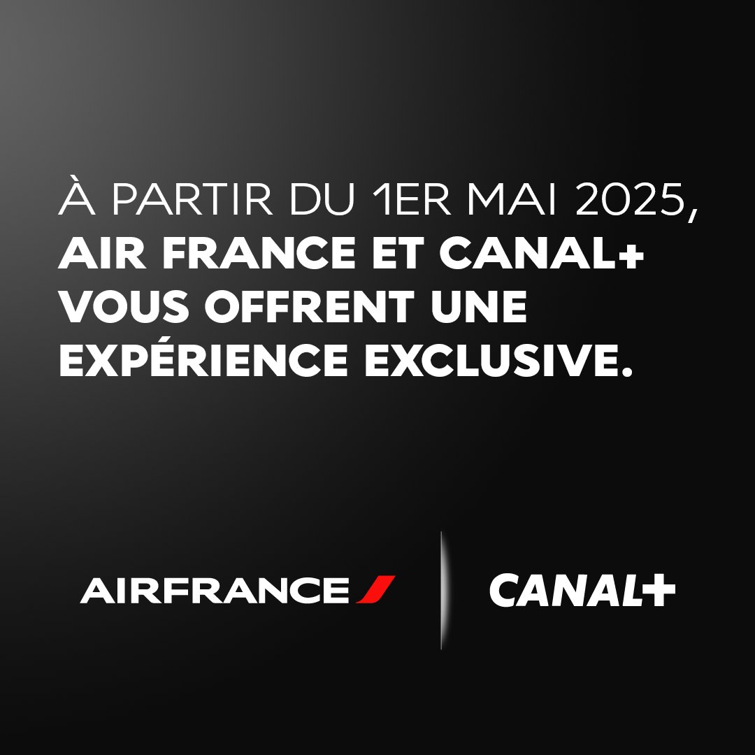 AirFranceFR's tweet image. Air France célèbre le cinéma français en s'associant à Canal + pour vous offrir une offre de divertissement inédite sur les vols long-courriers. Retrouvez sur vos écrans des contenus si captivants que les vols vous paraîtront presque trop courts !