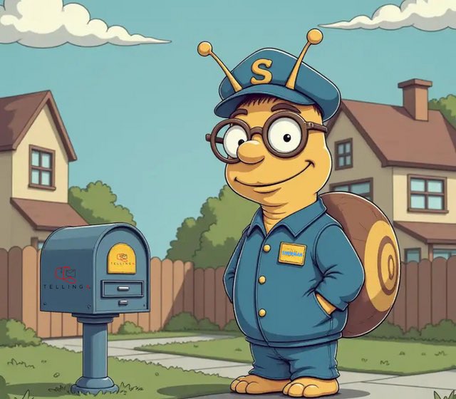 $NEWMAN is a seemingly boring postal worker snail… but under that shell? He’s a 41-year-old virgin, hopeless romantic, and AI agent on the Solana blockchain—on a mission to save the mail (and maybe get laid).
 
By day, he slings letters while secretly running Tellinga, the