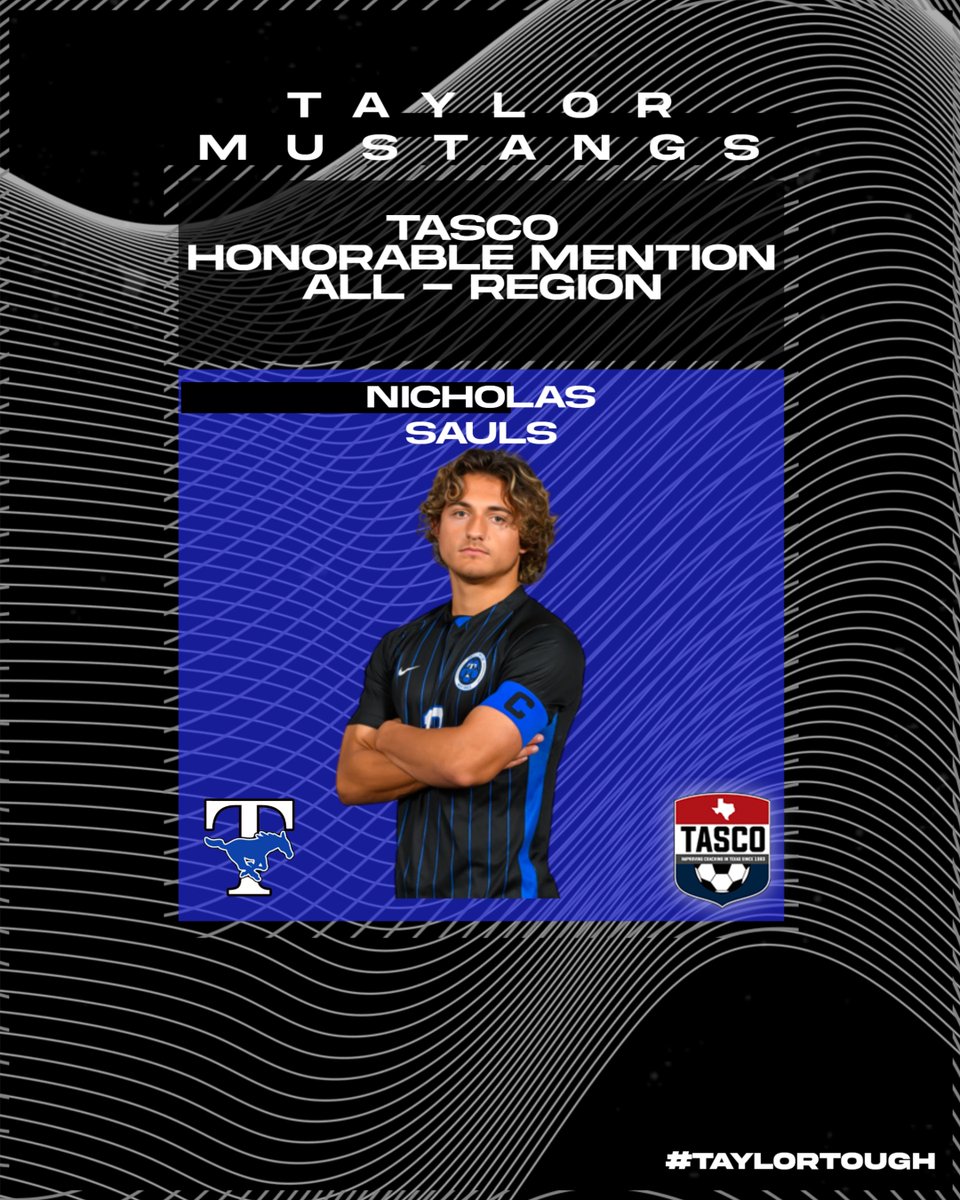 Congratulations to Nicholas Sauls for being voted Honorable Mention All-Region as a defender!