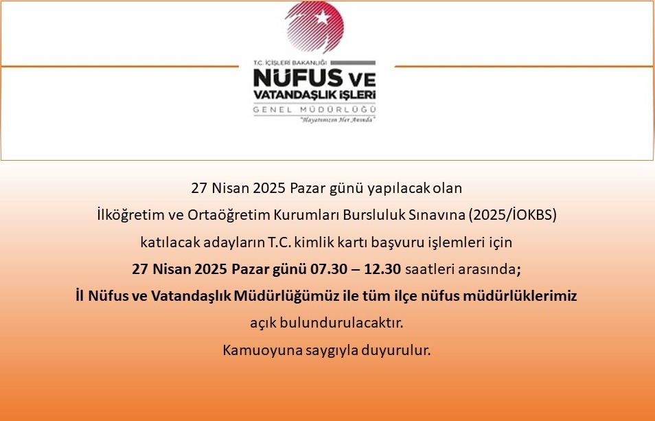 Diyarbakır İl Nüfus ve Vatandaşlık Müdürlüğü (@diyarbakir_nvi) on Twitter photo İlköğretim ve Ortaöğretim Kurumları Bursluluk Sınavına katılacak tüm öğrencilerimize başarılar dileriz. #HayatınızınHerAnında <a href="/TCNufus/">Nüfus ve Vatandaşlık İşleri Genel Müdürlüğü</a> <a href="/itasyapan/">İbrahim Taşyapan</a> <a href="/vali_zorluoglu/">Murat Zorluoğlu</a> <a href="/fth_ayaz/">Fatih AYAZ🇹🇷</a> <a href="/dbakirvalilik/">T.C. Diyarbakır Valiliği</a> <a href="/Diyarbakirmem/">Diyarbakır İl Millî Eğitim Müdürlüğü</a> <a href="/Murat4Kucukali/">Murat Küçükali</a> İlköğretim ve Ortaöğretim Kurumları Bursluluk Sınavına katılacak tüm öğrencilerimize başarılar dileriz. #HayatınızınHerAnında <a href="/TCNufus/">Nüfus ve Vatandaşlık İşleri Genel Müdürlüğü</a> <a href="/itasyapan/">İbrahim Taşyapan</a> <a href="/vali_zorluoglu/">Murat Zorluoğlu</a> <a href="/fth_ayaz/">Fatih AYAZ🇹🇷</a> <a href="/dbakirvalilik/">T.C. Diyarbakır Valiliği</a> <a href="/Diyarbakirmem/">Diyarbakır İl Millî Eğitim Müdürlüğü</a> <a href="/Murat4Kucukali/">Murat Küçükali</a>