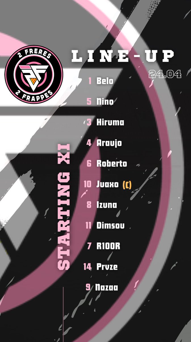 Team2F (@team2f__) on Twitter photo #LINEUP #2FRERES2FRAPPES
๐ด๐ผ <a href="/LeJuax_/">Juaxx _</a>
#GAMEDAY <a href="/SwissVPG/">VPG Switzerland ๐จ๐ญ</a> <a href="/belgique_vpg/">VPG BELGIQUE ๐ง๐ช</a> <a href="/VPGFrance_/">VPG France</a> #LINEUP #2FRERES2FRAPPES
๐ด๐ผ <a href="/LeJuax_/">Juaxx _</a>
#GAMEDAY <a href="/SwissVPG/">VPG Switzerland ๐จ๐ญ</a> <a href="/belgique_vpg/">VPG BELGIQUE ๐ง๐ช</a> <a href="/VPGFrance_/">VPG France</a>