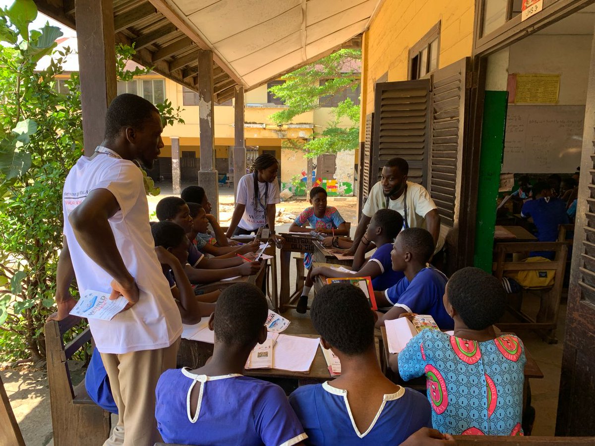 Happening Now!

#Malaria education outreach at the Bishop Girls' JHS in Accra. This event forms part of the series of activities in commemoration #WorldMalariaDay2025.

#MalariaEndsWithUs
#ReinvestReimagineReignite
#WorldMalariaDay2025