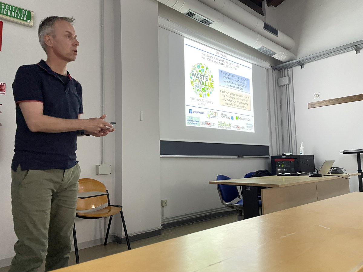 ChemLab052 (@lab052) on Twitter photo 🙌Big thanks to Arjan <a href="/KLEIJ_ICIQ/">Arjan W. Kleij</a> from <a href="/ICIQchem/">ICIQ</a> for an insightful seminar on the potential of heterocyclic synthesis and its significance in advancing new polymer development! <a href="/unipr/">Università di Parma</a> 🙌Big thanks to Arjan <a href="/KLEIJ_ICIQ/">Arjan W. Kleij</a> from <a href="/ICIQchem/">ICIQ</a> for an insightful seminar on the potential of heterocyclic synthesis and its significance in advancing new polymer development! <a href="/unipr/">Università di Parma</a>