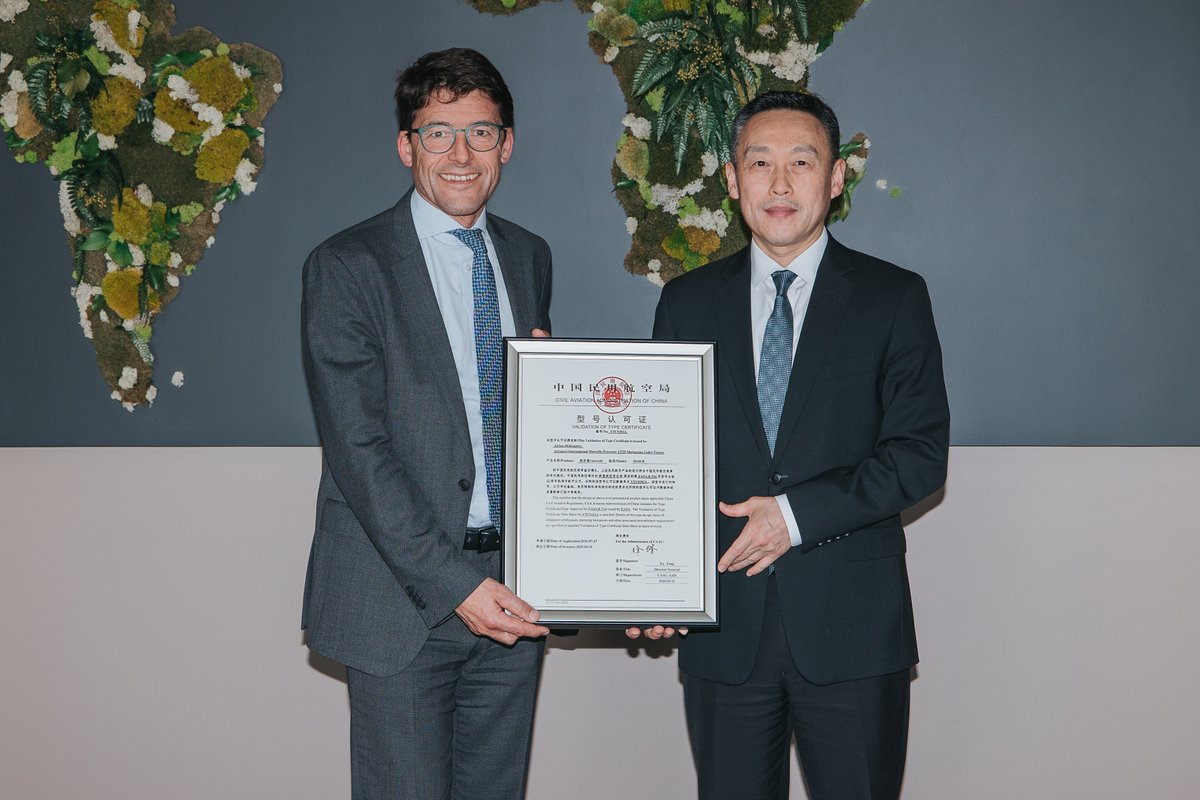 BrunoEven's tweet image. Proud to have celebrated the recent certification of the H160 by the Civil Aviation Administration of China.
This significant milestone paves the way for the 1st H160 delivery and entry into service with GDAT across many critical mission segments in 🇨🇳.