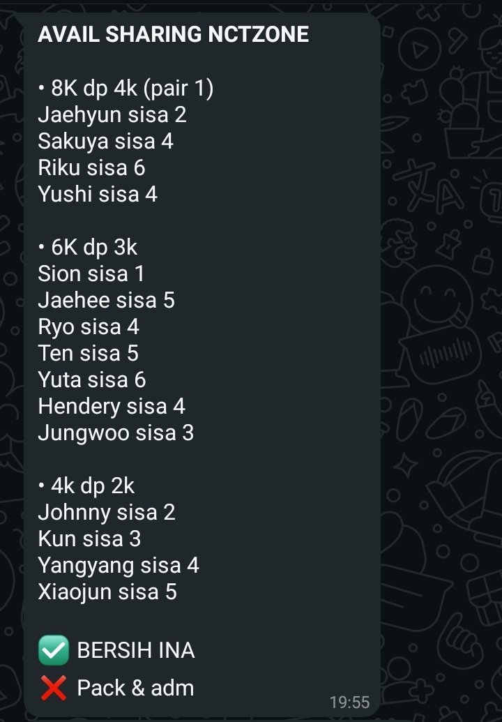 Shal_twelve's tweet photo. OPEN SHARING NCTZONE OFFICE WORKER

✅GO
✅bersih Ina 
❎adm shopee
❎packing

📍 Prabumulih Sumatera Selatan https://t.co/dBVHrWQgx1