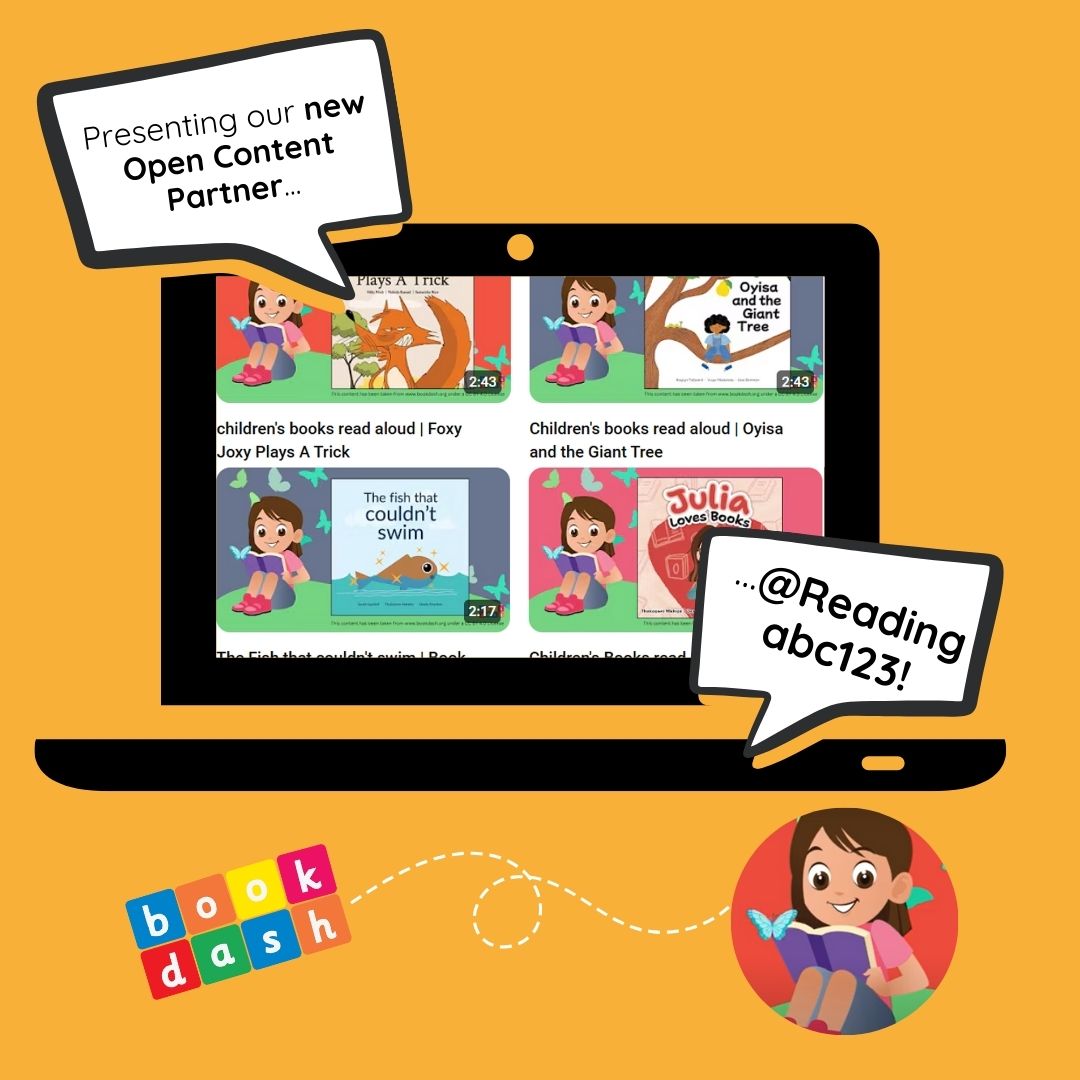 bookdash's tweet image. We&apos;re excited to introduce you to Readingabc123  who are adapting and resharing Book Dash books on their fun YouTube channel,: youtube.com/@Reading123abc…

Find downloadable re-usable and adaptable books at bookdash.org
#everychild100books #bookdash #earlybookownership