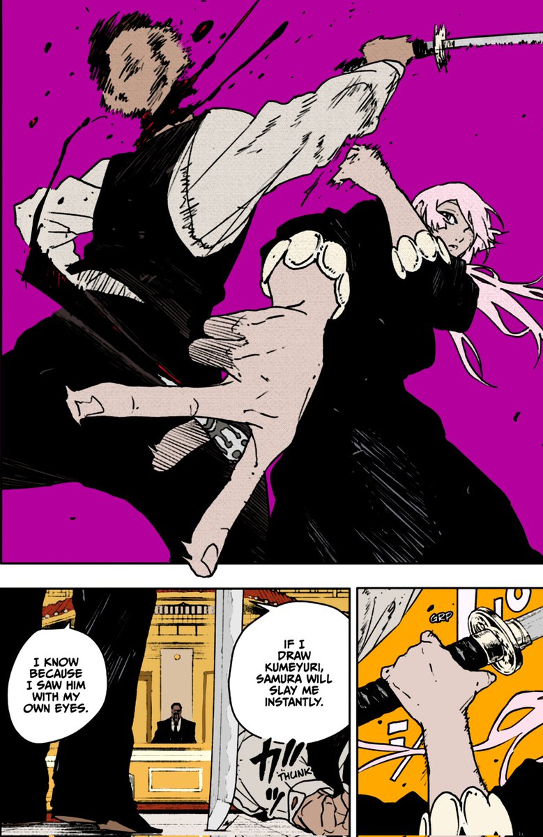 ketos_monster's tweet photo. Hiruhiko helping the bloodshed hotel live up to its name https://t.co/ZpcTtLN17g