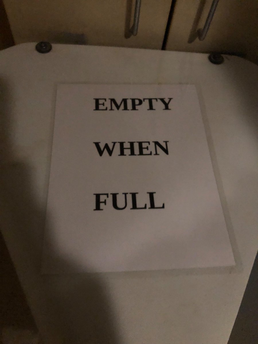 This magic rubbish bin operates according to modular arithmetic.