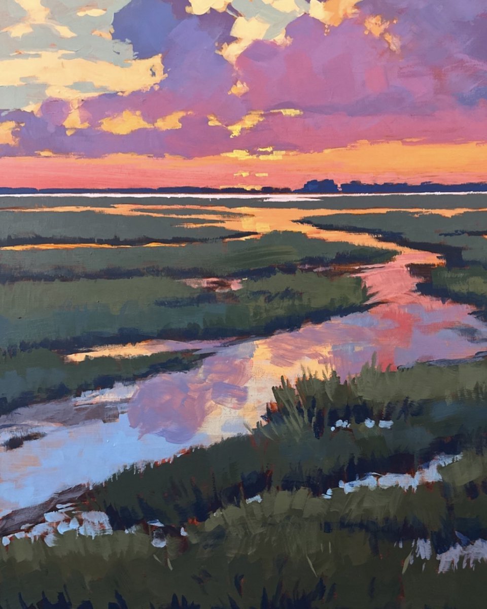 Jim Musil Painter (@jimmusilpainter) on Twitter photo My painting TIDAL WETLANDS My painting TIDAL WETLANDS