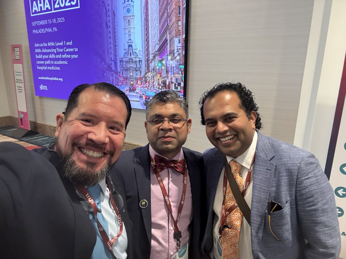 Amith Skandhan MD SFHM FACP (@ask_hm17) on Twitter photo Always inspiring to reconnect with these two leaders—<a href="/medpedshosp/">Med Peds Hospitalist</a> (ACP Ohio) & Vineet Gupta (ACP California). Advocacy, mentorship, and good energy.
#SHMConverge25 <a href="/SocietyHospMed/">Society of Hospital Medicine</a> #MedTwitter Always inspiring to reconnect with these two leaders—<a href="/medpedshosp/">Med Peds Hospitalist</a> (ACP Ohio) & Vineet Gupta (ACP California). Advocacy, mentorship, and good energy.
#SHMConverge25 <a href="/SocietyHospMed/">Society of Hospital Medicine</a> #MedTwitter