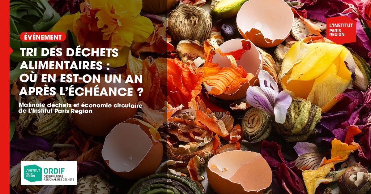 ÉTAT DES LIEUX DES DÉCHETS MÉNAGERS ET ASSIMILÉS 
♻️ Tri des #déchets alimentaires : où en est-on un an après l’échéance ?
📅 4 juin 2025 - Matinale déchets et économie circulaire de L'Institut Paris Region
ordif.fr/rencontres-tec…