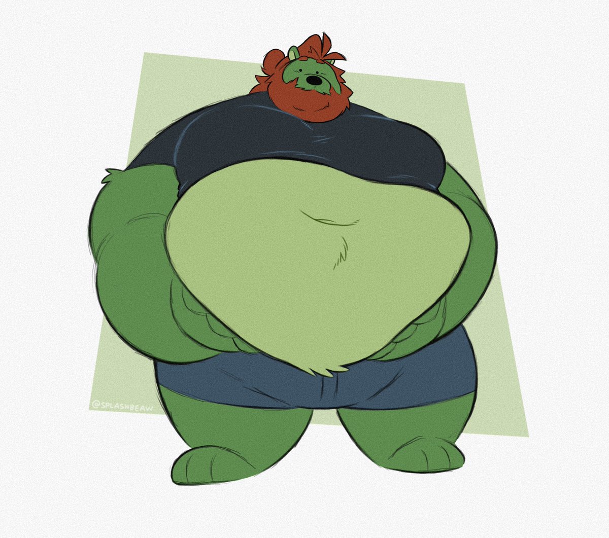 he brought you a gift 🐻