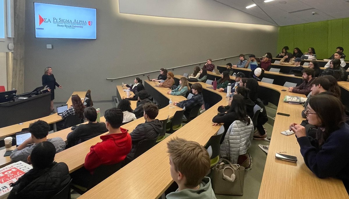 The Political Science Society and Pi Sigma Alpha hosted SBU alumna, Suffolk County Assistant District Attorney, Kaitlyn Pickford. She discussed her experience working at the DA’s office and her career journey to being an Assistant DA.