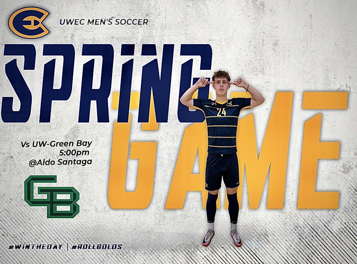 It’s game day against UW-Green Bay! #rollgolds🔵🟡