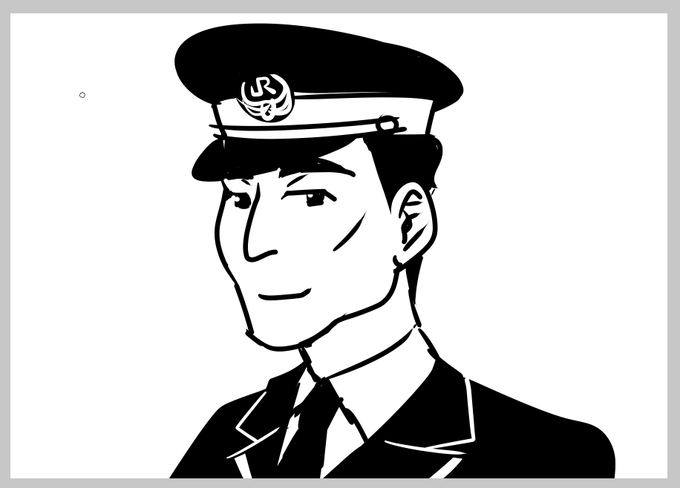 試しに描いてみたが似顔絵は苦手じゃ。 