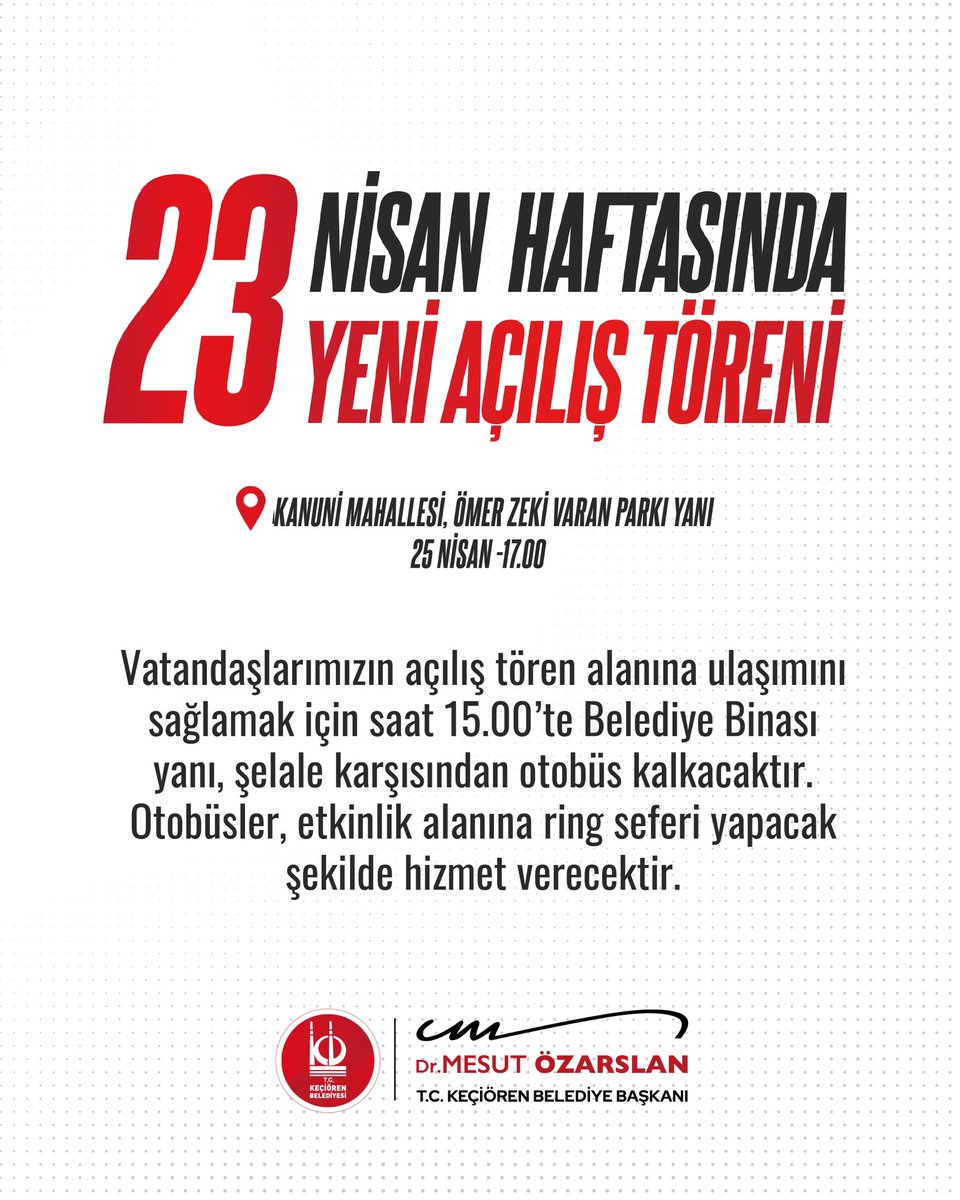 T.C. KEÇİÖREN BELEDİYESİ tweet media