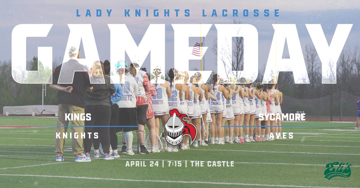 The Lady Knights return home tonight to face the Lady saves!

🥍 | Kings vs. Sycamore
📆 | April 24th
⏰ | JV 5:30 | V 7:15
📍 | The Castle

<a href="/kingsathletics/">Kings Athletic Department</a> <a href="/Kings_Schools/">Kings Local Schools</a>