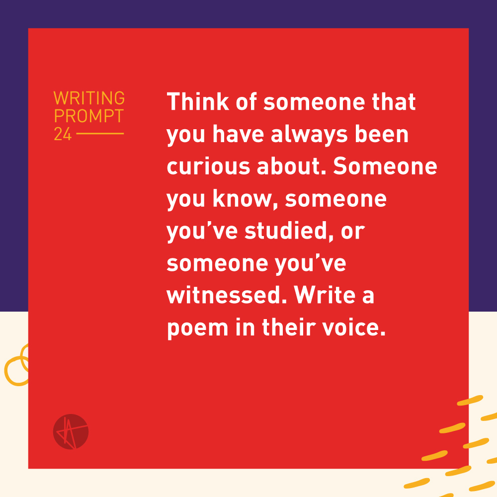 A persona poem for all the writers out there!