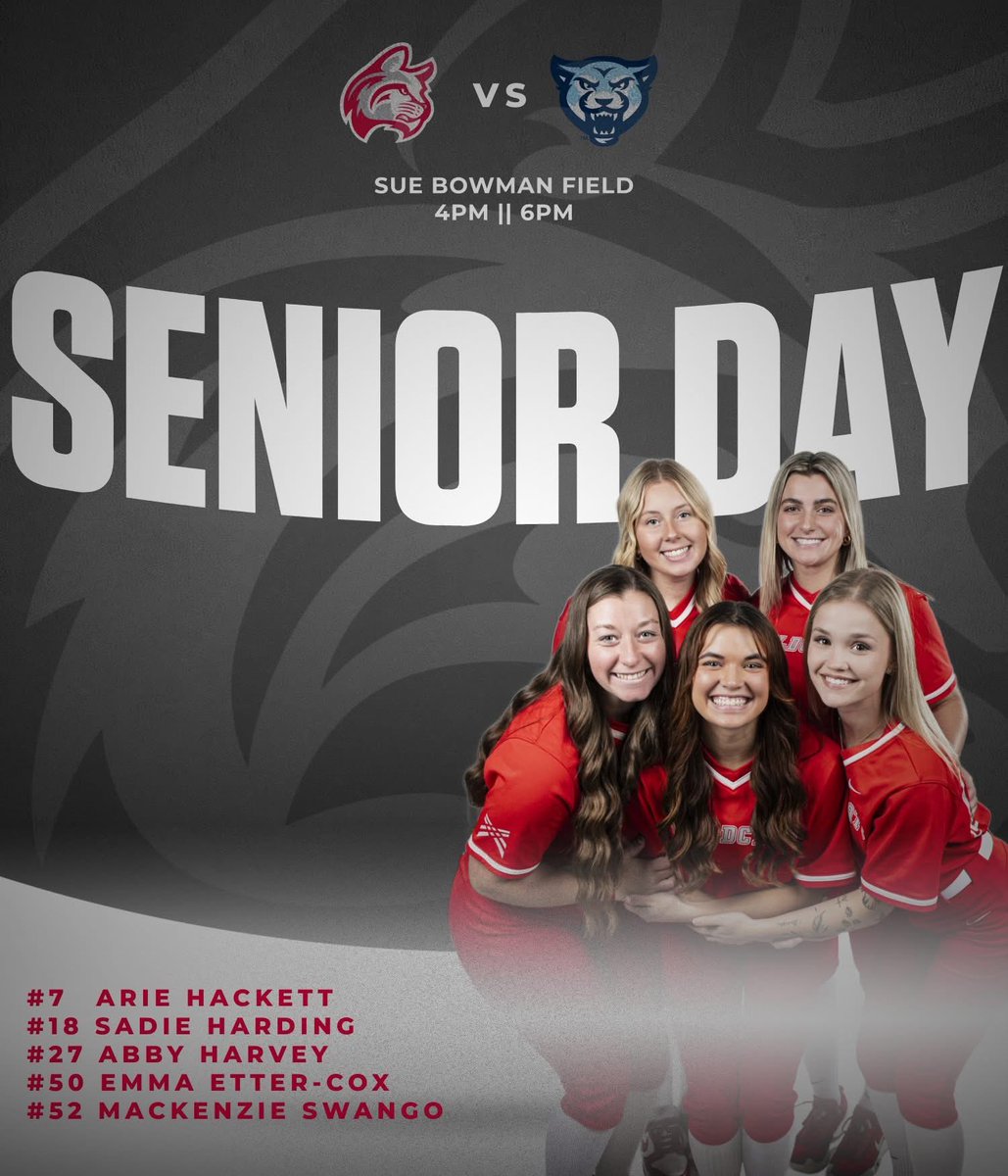 It's SENIOR DAY at Sue Bowman Field! Join us as we honor our seniors! Senior celebrations will be held at the conclusion of the doubleheader.

🆚 Mount Vernon Nazarene University 
⏰ 4:00 PM
🔗 Live stats and video are available at IWUWildcats.com