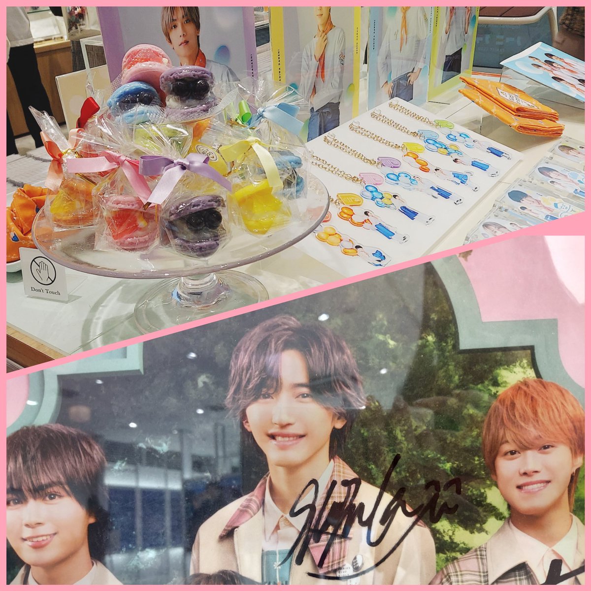 MusubicoBarbara's tweet photo. 仕事を終え、ファミクラストア➡️なにわのにわCAFE➡️シブツタPOPUPという、効率完璧渋谷満喫ツアー敢行！
楽しかったーー🩷
そしてスマホケースと職員証の裏も、リニューアル✨
 #道枝駿佑
 #なにわ男子_十Alpha
 #なにわのにわCAFE
 #TSUTAYASHIBUYA https://t.co/0rERX46mWx