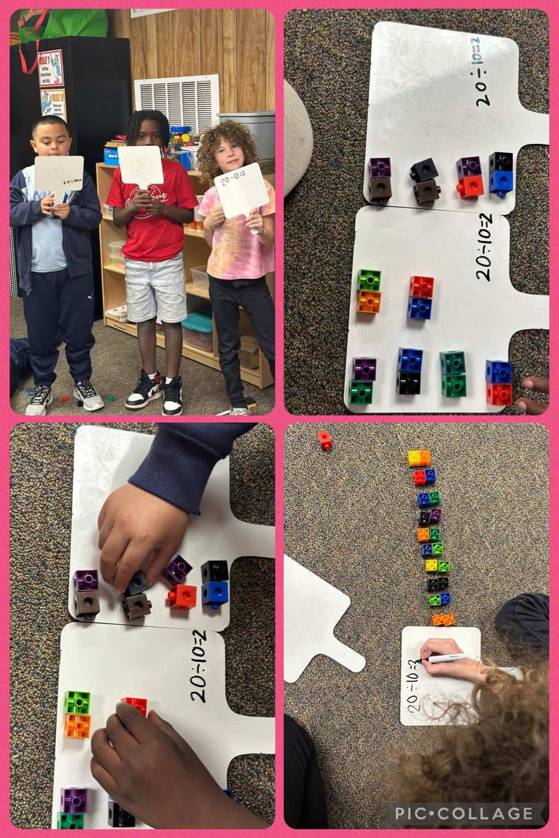 Adrienne Taylor (@a_davis7804) on Twitter photo Setting the foundation of dividing by using connecting cubes.
#teacherbragtag #AllInAtRCE #TeamRCE #CubCommUnity 💚💙🐻
<a href="/HumbleISD_RCE/">Ridge Creek Elem</a> <a href="/HumbleISD/">Humble ISD</a> <a href="/HumbleElemMath/">Humble ISD Elementary Math</a> Setting the foundation of dividing by using connecting cubes.
#teacherbragtag #AllInAtRCE #TeamRCE #CubCommUnity 💚💙🐻
<a href="/HumbleISD_RCE/">Ridge Creek Elem</a> <a href="/HumbleISD/">Humble ISD</a> <a href="/HumbleElemMath/">Humble ISD Elementary Math</a>