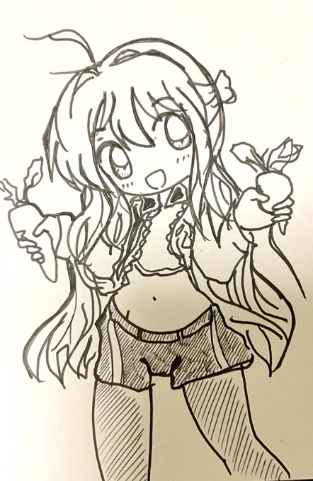 久しぶりにボールペン手描き 