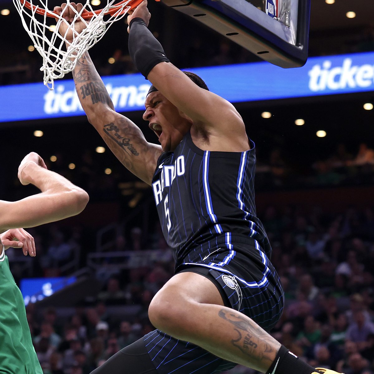 Paolo Banchero Playoff Career (9 games)

28.6 PPG
55.9 TS%
41.5 3P%—5.9 3PA/g
8.9 RPG
4.3 APG

Imperfect, but very impressive start to a playoff career for a 6'10, 21-22 year old running an offense surrounded by the poorest shooting in the NBA. Ahead of schedule.