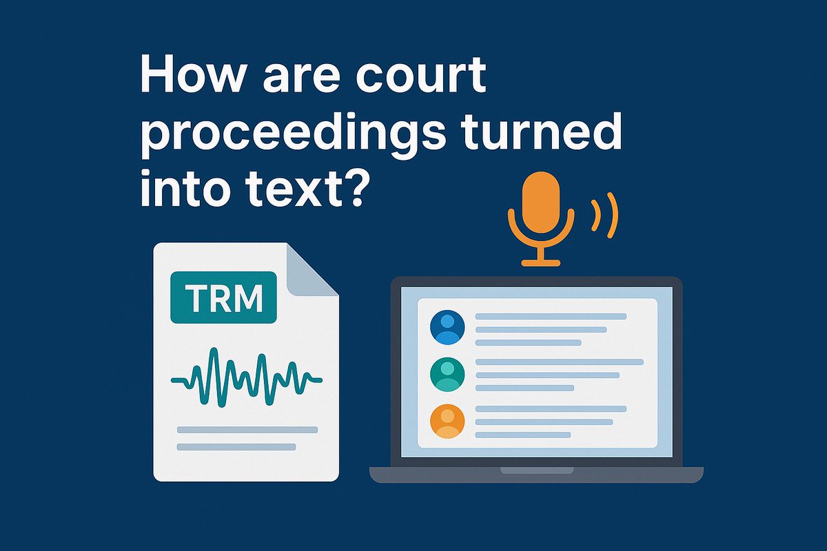 SpeechTextAI's tweet image. Need a clear, accurate transcript of court recordings?
SpeechText.AI legal transcription handles TRM, MP3, WAV & more. Get up to 98% accuracy on legal terms, GDPR-secure, and export as text or PDF in minutes. Try it free ▶️ speechtext.ai/legal-transcri…