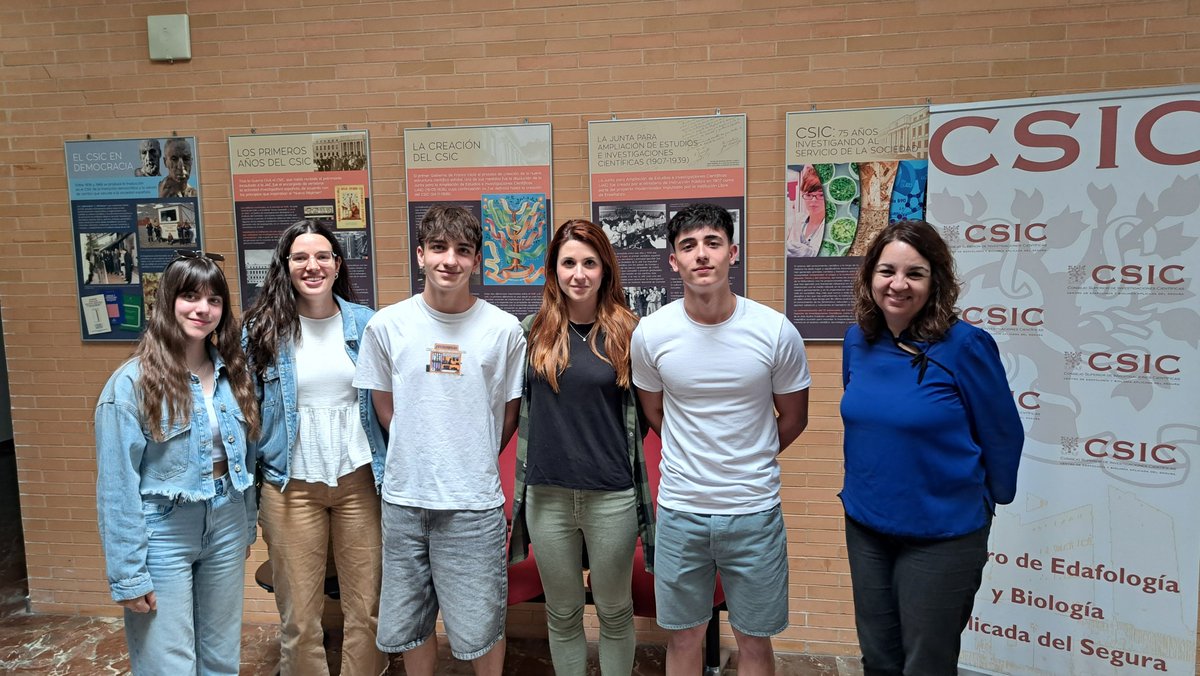 Food&Health CEBAS-CSIC (@food_health_lab) on Twitter photo 👩🏫Hoy despedimos a los tres alumnos de 1° de Bachillerato de Investigación del IES Alcántara <a href="/IesAlcantara/">IES Alcántara</a> que han trabajado con nosotros en la XI Edición del Proyecto IDIES <a href="/IdiesProyecto/">Proyecto IDIES</a> <a href="/CEBAS_CSIC/">CEBAS-CSIC</a> 👩🏫Hoy despedimos a los tres alumnos de 1° de Bachillerato de Investigación del IES Alcántara <a href="/IesAlcantara/">IES Alcántara</a> que han trabajado con nosotros en la XI Edición del Proyecto IDIES <a href="/IdiesProyecto/">Proyecto IDIES</a> <a href="/CEBAS_CSIC/">CEBAS-CSIC</a>