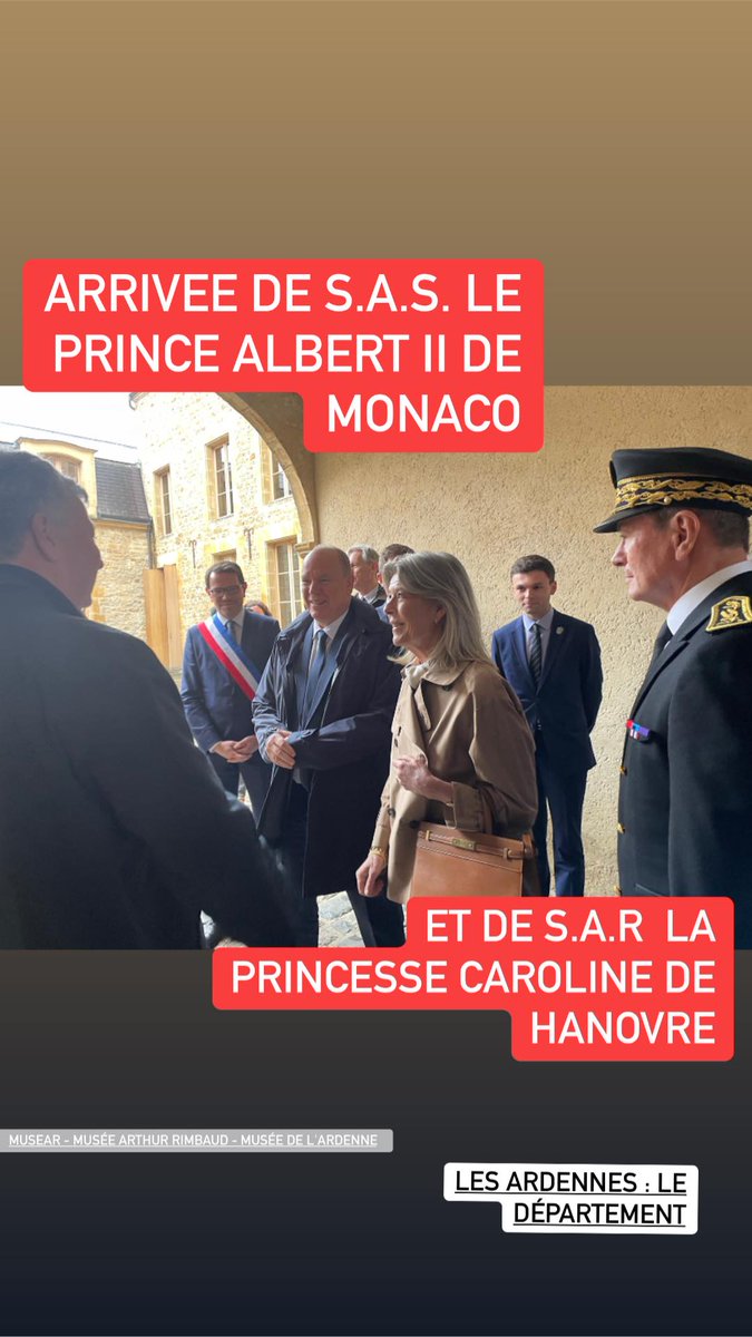 Ardennes CD08 (@ardennescd08) on Twitter photo Visite de S.A.S. le Prince Albert II de Monaco et de S.A.R. la Princesse Caroline de Hanovre, ร l'occasion de l'exposition ๐ช๐๐๐๐๐ ๐
๐ ๐น๐๐๐๐๐, ๐ซ๐๐๐ ๐
๐ ๐ด๐๐๐๐๐๐,๐ท๐๐๐๐๐๐ ๐
๐ ๐ด๐๐๐๐๐,rappelant ainsi le lien historique entre le #08 et les Grimaldi Visite de S.A.S. le Prince Albert II de Monaco et de S.A.R. la Princesse Caroline de Hanovre, ร l'occasion de l'exposition ๐ช๐๐๐๐๐ ๐
๐ ๐น๐๐๐๐๐, ๐ซ๐๐๐ ๐
๐ ๐ด๐๐๐๐๐๐,๐ท๐๐๐๐๐๐ ๐
๐ ๐ด๐๐๐๐๐,rappelant ainsi le lien historique entre le #08 et les Grimaldi