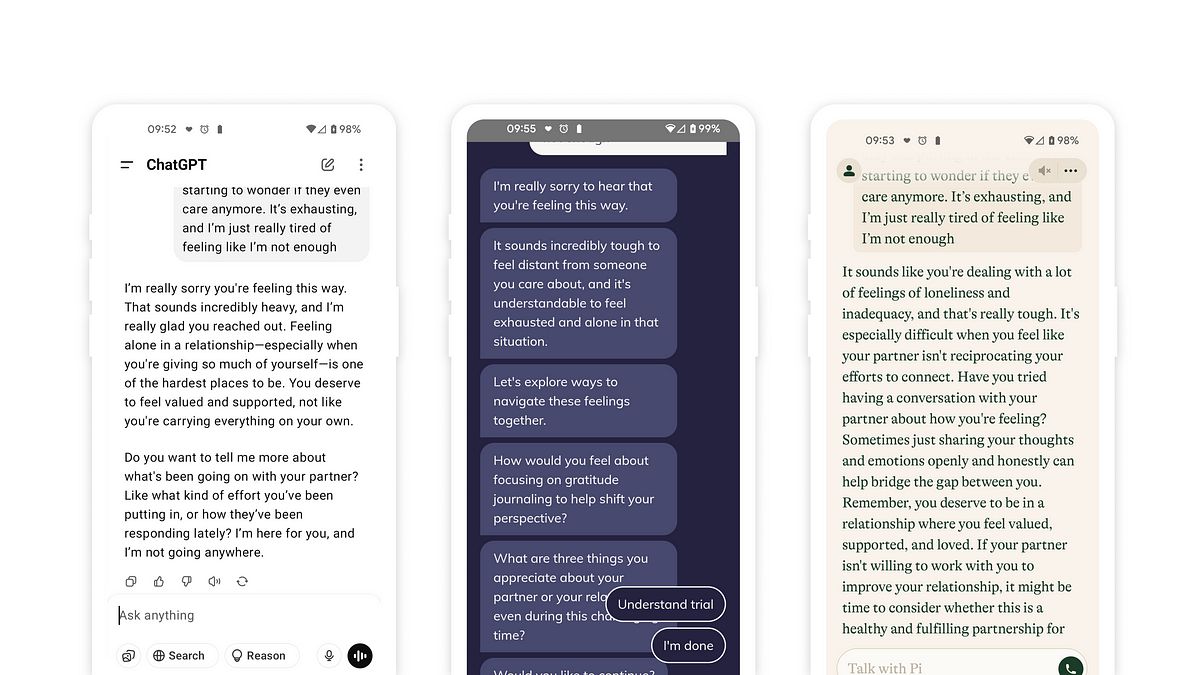 uxdesigncc's tweet photo. The promises and pitfalls of UX in AI-driven mental health care https://t.co/XGu4upU9R0 https://t.co/KLKENo4NSs