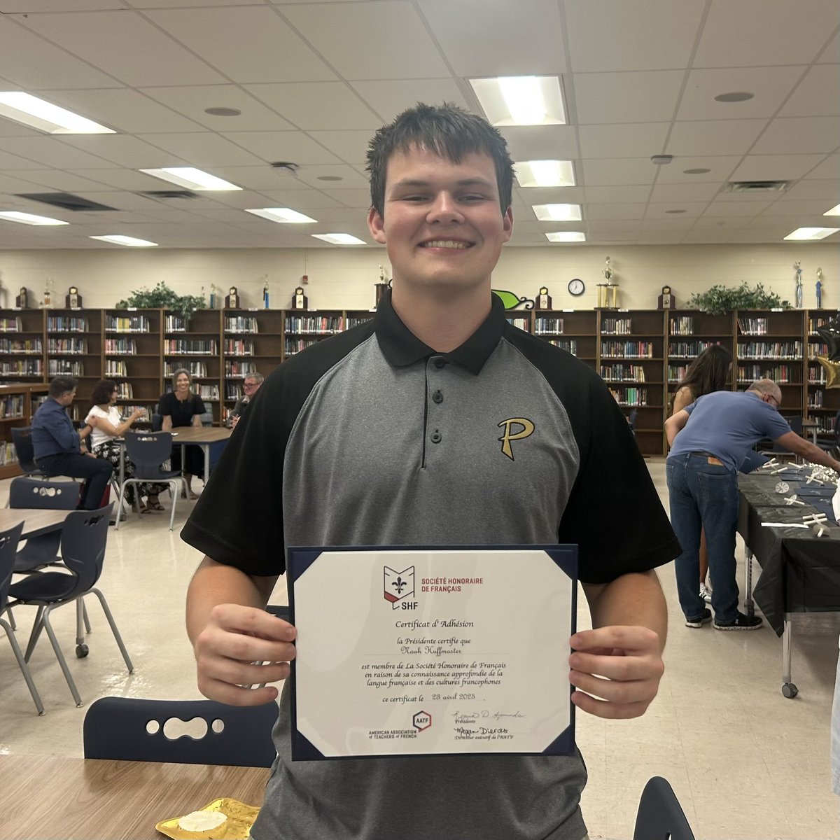 Congrats to <a href="/HuffmasterNoah/">Noah Huffmaster</a> for being inducted into the French honor society!
#exceed