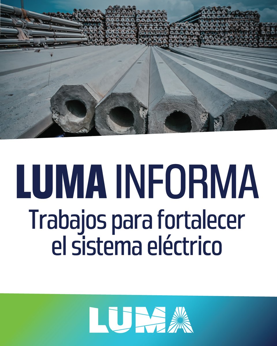 lumaenergypr's tweet photo. Conoce donde estaremos trabajando esta semana. Para saber como estas mejoras impactan a tu comunidad, horarios aproximados y tipos de trabajos, visita: https://t.co/BHmQNBBjBB

Clientes de esta zona podrán experimentar interrupción del servicio. https://t.co/pj5xp52GLe