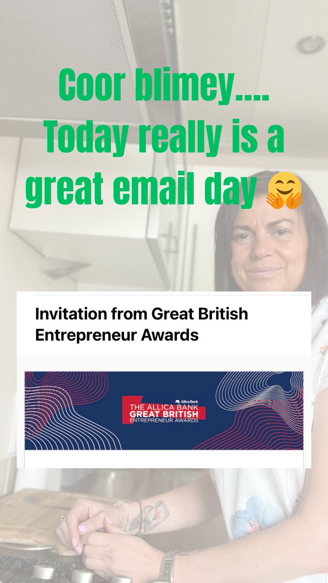 SimpliciB - The Food Educator (@simplicibbecky) on Twitter photo Any single business owner will relate on just how hard it can be. The days you want to give up, dreading looking at the bank balance, working all the time etc. etc.
So to get this invite today makes it all worth while 😍 Any single business owner will relate on just how hard it can be. The days you want to give up, dreading looking at the bank balance, working all the time etc. etc.
So to get this invite today makes it all worth while 😍