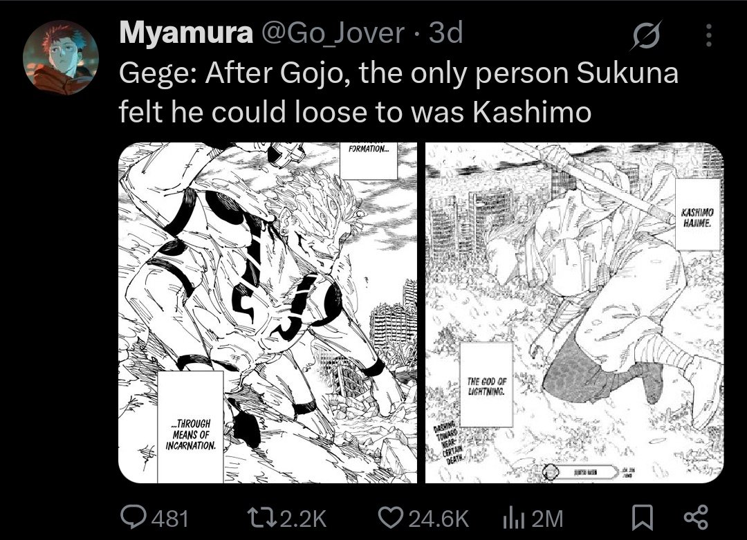Go_Jover's tweet image. THE NEW INFO ABOUT KASHIMO IS FAKE

I apologise for spreading this fake info. It was first posted on a Japanese forum. It made few other JP people to tweet about it, which in turn had me beleive it was a true info. But no such statement has been made by Gege at the exhibition