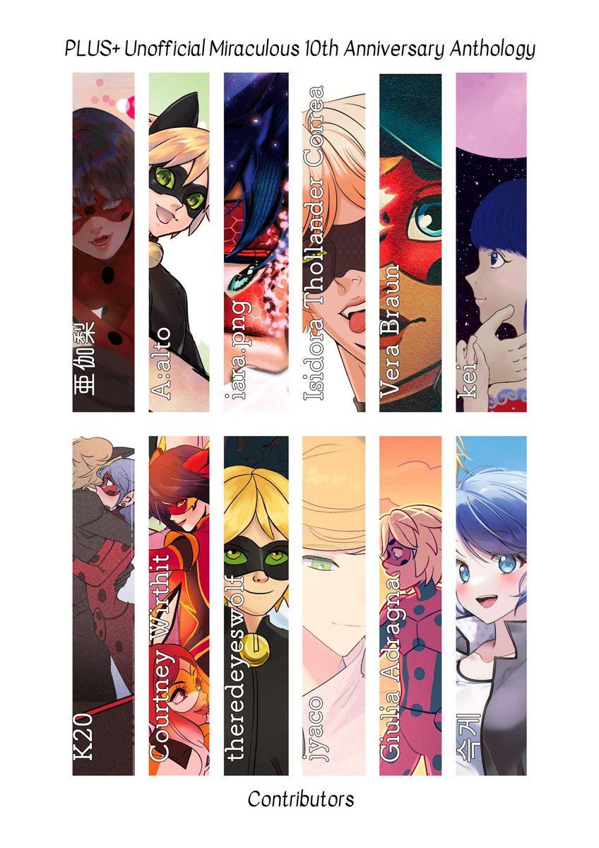 執筆者の人数は31名で、イラストに漫画と小説もあります。
執筆者プレビュー①
 #てんとう虫と黒猫 #mlb_10ten