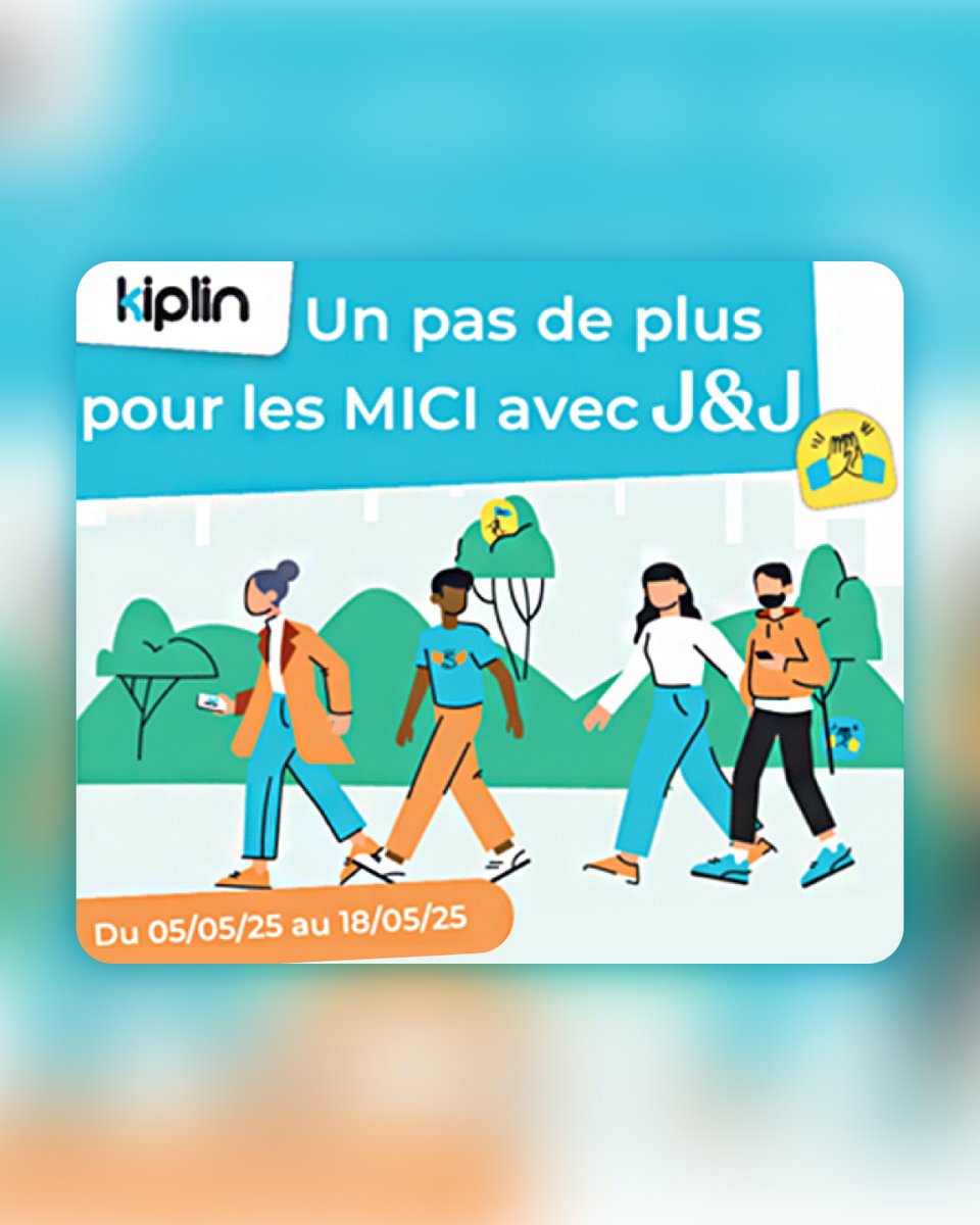 Johnson & Johnson Innovative Medicine France (@jnjinnovmedfra) on Twitter photo 📷Du 5 au 18 mai, marchez pour la #JournéeMondialeDesMICI avec Johnson & Johnson et <a href="/afaCrohnRCH/">afa-Crohn-RCH</a> !
Relevez ce challenge solidaire et engagé !
Chaque pas compte 🚶♂️
#MICI #ChallengeSolidaire 📷Du 5 au 18 mai, marchez pour la #JournéeMondialeDesMICI avec Johnson & Johnson et <a href="/afaCrohnRCH/">afa-Crohn-RCH</a> !
Relevez ce challenge solidaire et engagé !
Chaque pas compte 🚶♂️
#MICI #ChallengeSolidaire