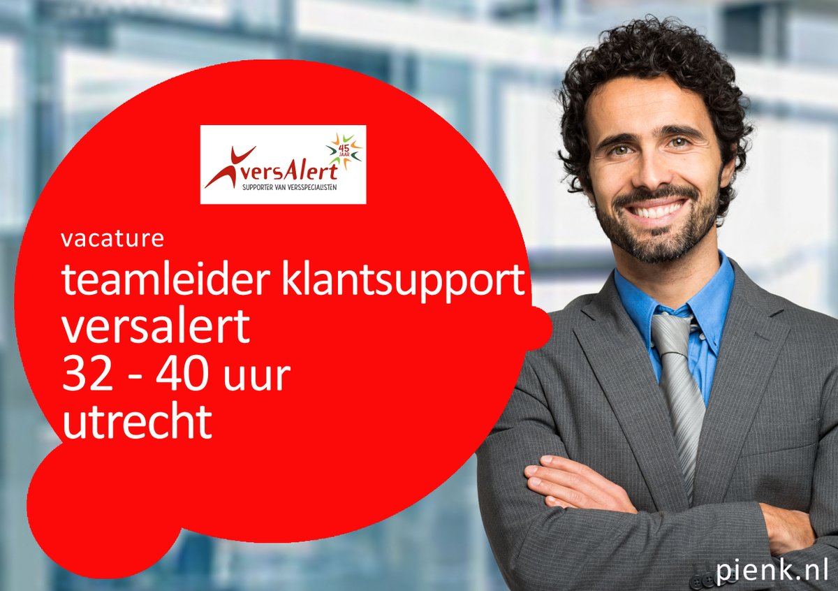 🍏 Word de spil in dit vers netwerk: Plan de vraag en proef het succes!

👉 pienk.nl/vacatures/team…

#vacature #klantenservice #teamleider #versAlert #foodsector #customerexperience #leidinggeven #coaching #vacaturemarketing #pienk #officevacatures