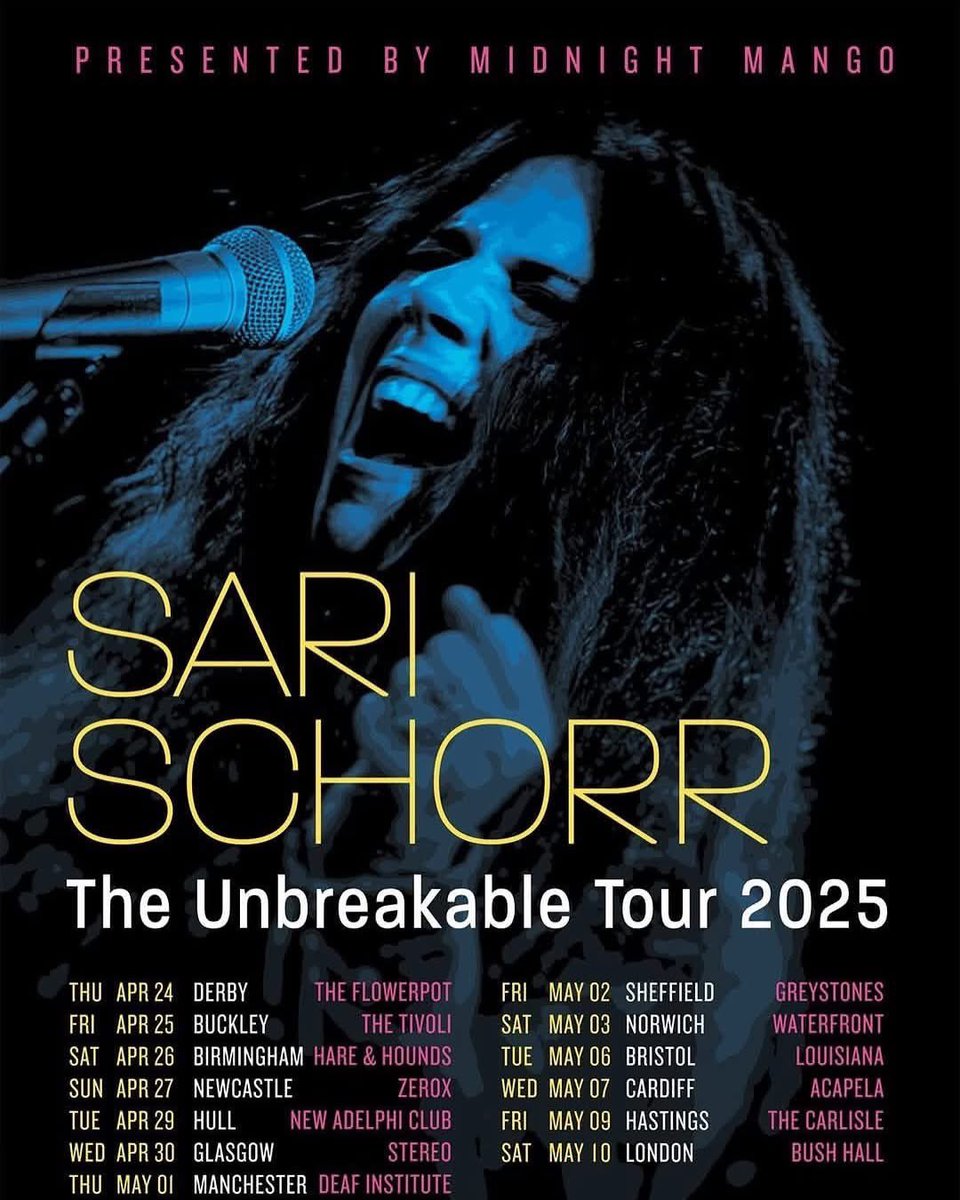 Day 1! We’re hitting the road with an album’s worth of new material and a brand new set! Excited to see you all on the road! Swipe right for tour dates. 
#sarischorr #livemusic #singer #guitarist #guitarplayer #band #rockband #rock #london #uk #usa #concert #ontour