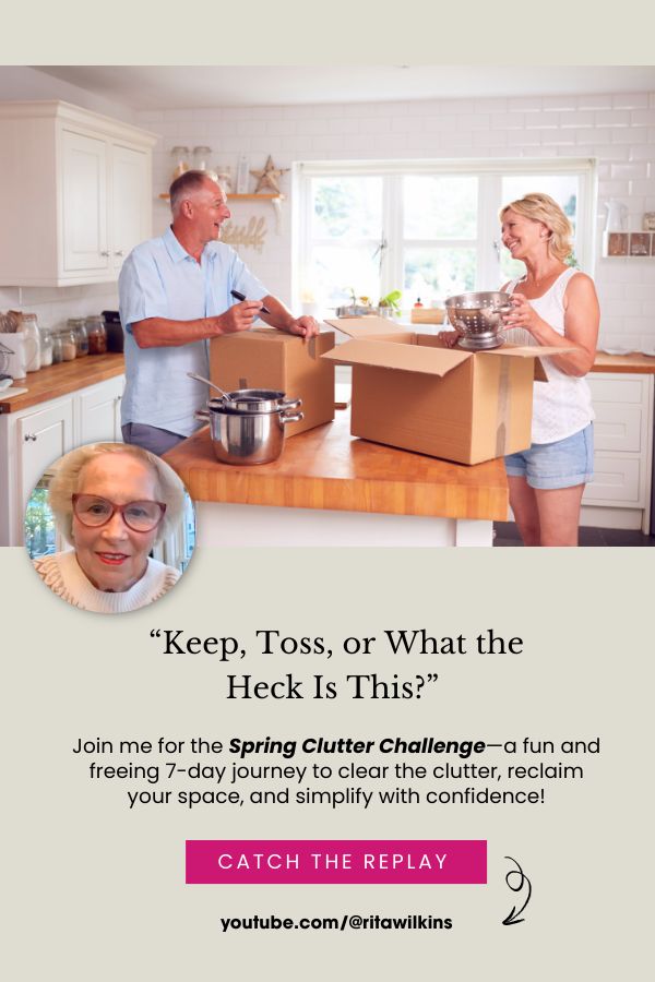 Iam_RitaWilkins's tweet image. Spring cleaning doesn’t have to be overwhelming—let’s make it fun and freeing! Join me for a 7-day challenge to clear the clutter and simplify with confidence.

Catch the replay here 👉 buff.ly/WaMeofe  

#RitaWilkins #TheDownsizingDesigner #SpringCleaningChallenge