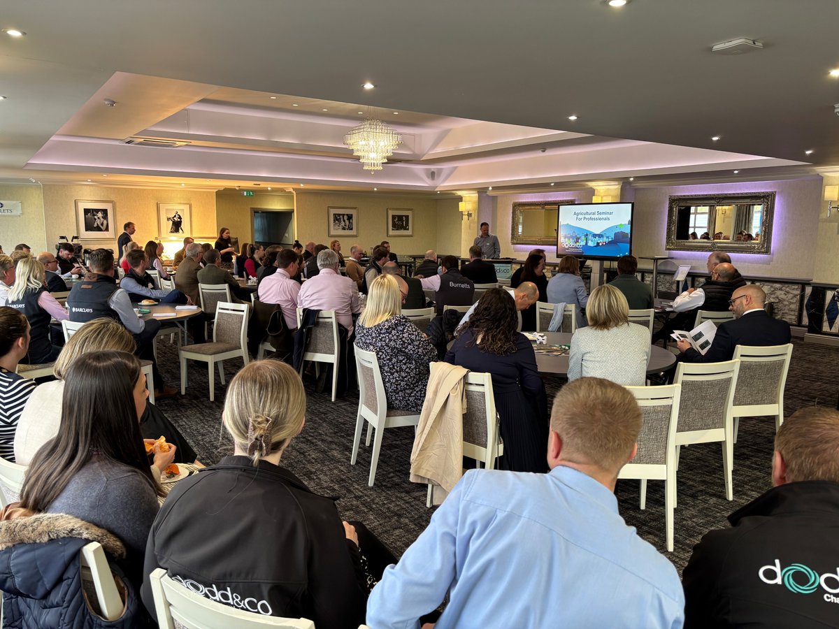 It was a full house this morning at our Agricultural Seminar for Professionals! 

It was fantastic to see so many familiar faces. We covered some of the key issues affecting the farming world right now – it was great to share knowledge, spark conversation, and of course network.