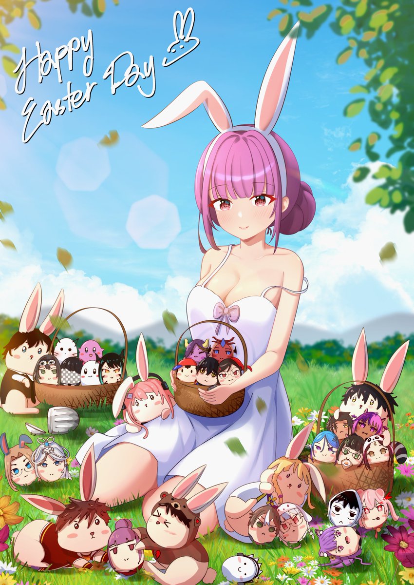 Thank you everyone, I had so much fun drawing the eggs and bunnies, It might be a little late but hope everyone had a happy Easter 🐰🥚