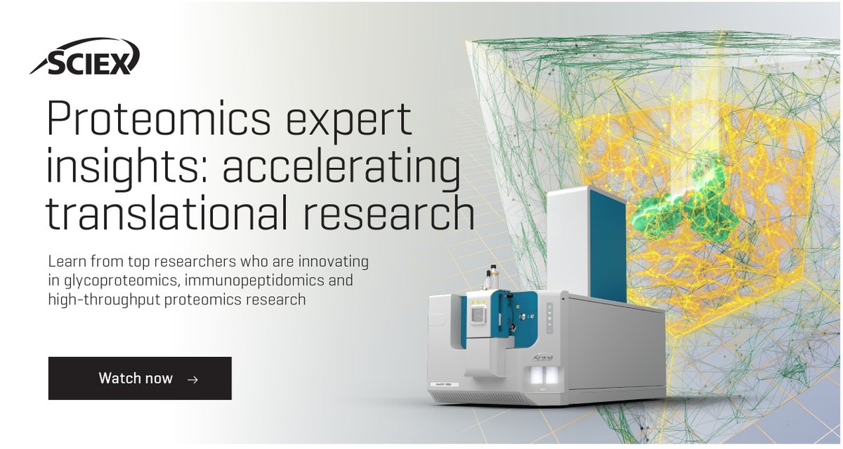 Unveiling impactful studies in proteomics with our special video content 💻 sciex.li/11vnr2 Top scientists advance translational research using innovative mass spectrometry. Ready to join the proteomics revolution? #Proteomics #TranslationalResearch 🚀