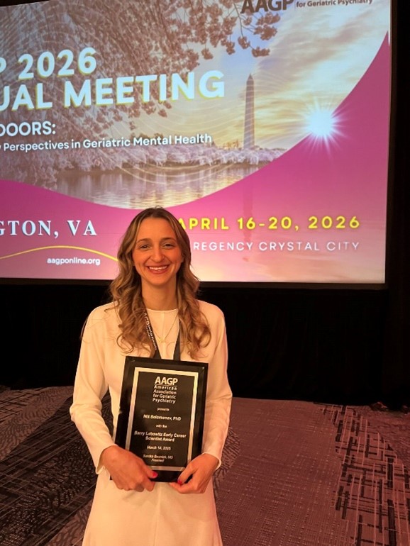 Weill Cornell Medicine Psychiatry (@wcmpsychiatry) on Twitter photo Congratulations to Drs. Nili Solomonov & Logan Grosenick for winning a <a href="/pennaitech/">PennAITech</a> grant to develop an innovative AI-based tool addressing social disconnection in older adults. Plus, Dr. Solomonov received <a href="/GeriPsyc/">American Association for Geriatric Psychiatry</a>’s Barry Lebowitz Early Career Scientist Award! #PsychologyWeek Congratulations to Drs. Nili Solomonov & Logan Grosenick for winning a <a href="/pennaitech/">PennAITech</a> grant to develop an innovative AI-based tool addressing social disconnection in older adults. Plus, Dr. Solomonov received <a href="/GeriPsyc/">American Association for Geriatric Psychiatry</a>’s Barry Lebowitz Early Career Scientist Award! #PsychologyWeek