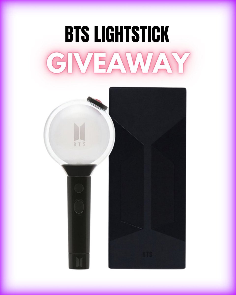🎁 BTS LIGHTSTICK GIVEAWAY 🎁

↳ 1 winner 🏆

≫ follow <a href="/cokodive/">cokodive</a> 
≫ rt &amp; like
≫ tag ARMY! 

- worldwide | ends may 20th