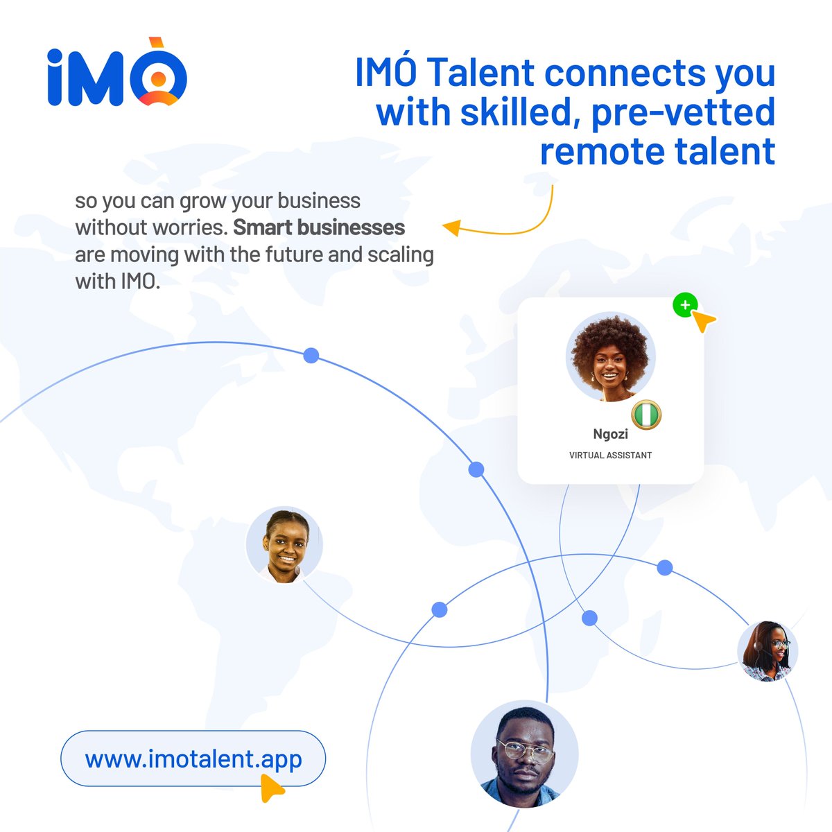 imointerns's tweet photo. If you’re still stuck in the old hiring game, it’s time to catch up with the future.

IMO makes your hiring process easy, smart, and highly effective.

Visit https://t.co/zzemxiDJ5w  to move with the future now! 

#thinkglobal #thinkAfrica #thinkIMO #ImoTalent #FutureOfHiring #S https://t.co/KU0BUunnDw