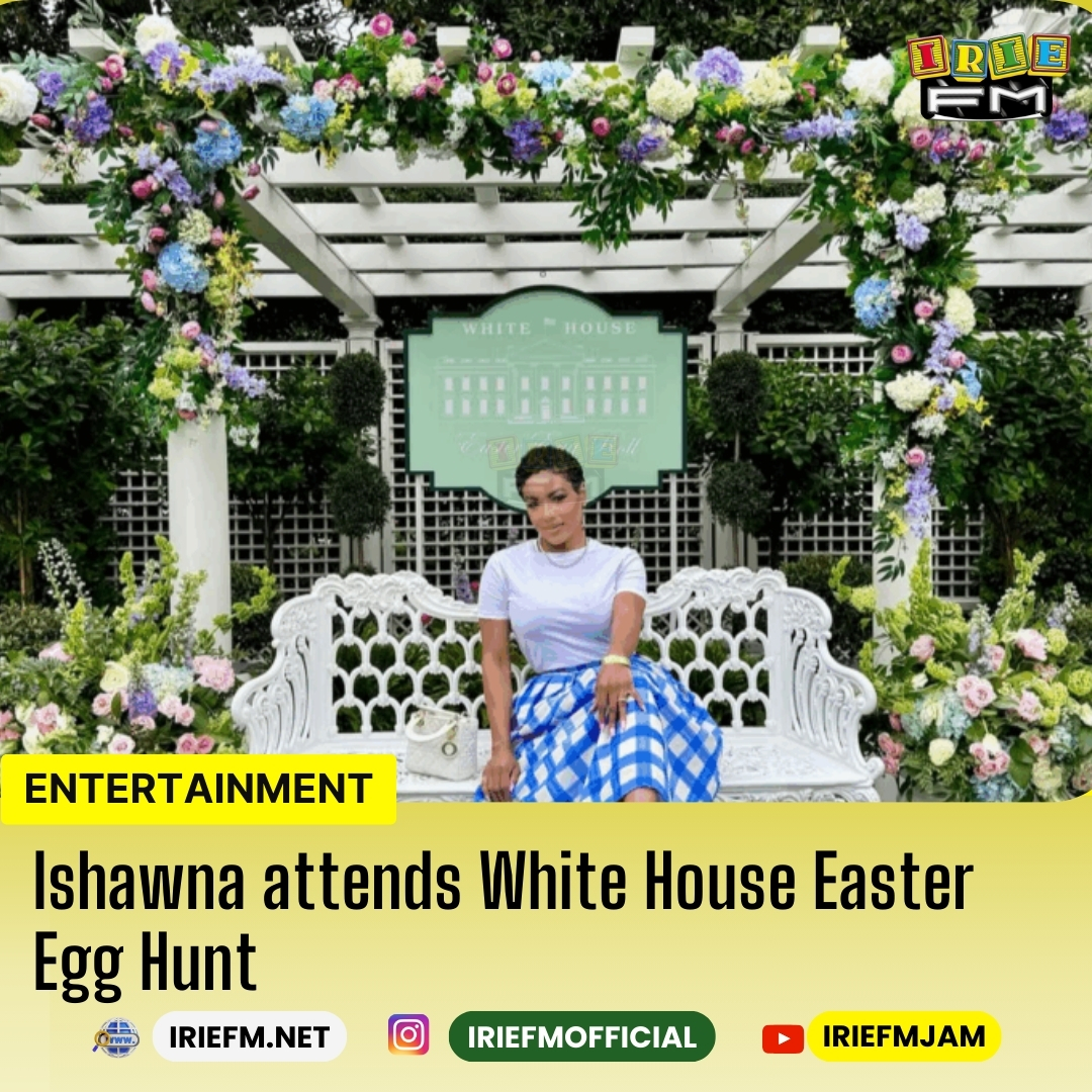 Ishawna sparks debate after attending the White House Easter Egg Hunt! 
📖Written By -  Shamara Preston

Click the link in bio for more info.
🎉 #IrieFM #DH #CaribbeanCulture #MusicAndPolitics #EasterEggHunt #SupportArtists #WhiteHouseEvent #DancehallMusic #Ishawna