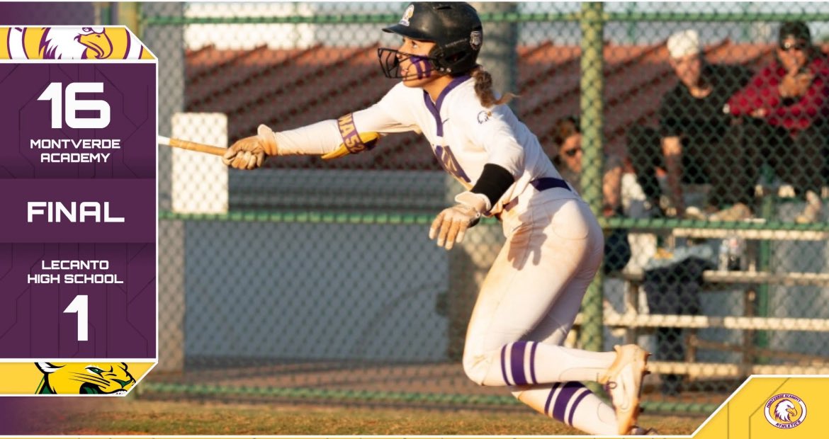MVA Softball (@mvasoftball) on Twitter photo ๐จFINAL๐จ
MVA- 16
Lecanto- 1
๐Key๐ Contributors:
-A. Poe- 2/3, HR, 2B, 2 RBI
-L. Taboas- 4/4, 2 RBI
-D. Spinogatti- 2/2, 2B, BB, 3 RBI
-C. Reish- 1/2, 2B, BB, 2 RBI
-L. Sands- 2 IP, 6K
<a href="/MaxPreps/">MaxPreps</a> <a href="/SMontoyaMP/">Steve Montoya</a> <a href="/JMarkG1962/">Jeff Gardenour</a> <a href="/Andy_Villamarzo/">Andy Villamarzo</a> <a href="/los_stuff/">Carlos Arias</a> <a href="/ExtraInningSB/">EXTRA INNING SOFTBALL</a> <a href="/CalHiSports/">Cal-Hi Sports</a> ๐จFINAL๐จ
MVA- 16
Lecanto- 1
๐Key๐ Contributors:
-A. Poe- 2/3, HR, 2B, 2 RBI
-L. Taboas- 4/4, 2 RBI
-D. Spinogatti- 2/2, 2B, BB, 3 RBI
-C. Reish- 1/2, 2B, BB, 2 RBI
-L. Sands- 2 IP, 6K
<a href="/MaxPreps/">MaxPreps</a> <a href="/SMontoyaMP/">Steve Montoya</a> <a href="/JMarkG1962/">Jeff Gardenour</a> <a href="/Andy_Villamarzo/">Andy Villamarzo</a> <a href="/los_stuff/">Carlos Arias</a> <a href="/ExtraInningSB/">EXTRA INNING SOFTBALL</a> <a href="/CalHiSports/">Cal-Hi Sports</a>