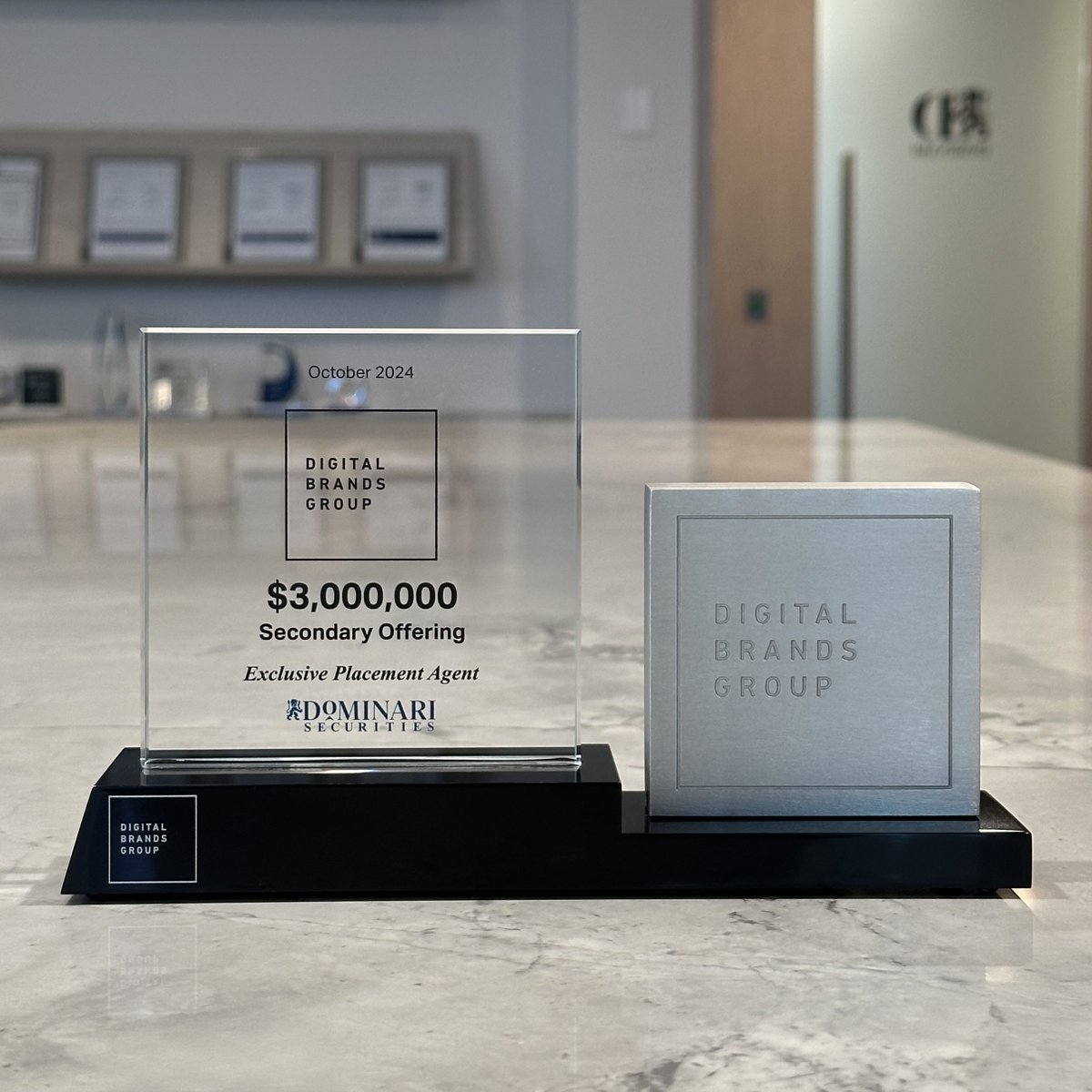 We would like to share the tombstone for Digital Brands Group, Inc., produced by Timecast Designs. Dominari Securities acted as the Exclusive Placement Agent on the deal.

<a href="/wool_kyle/">kyle wool</a> 

#tombstone #DBGI #DigitalBrandsGroup #newdeal #offering #investment #banking #wealth